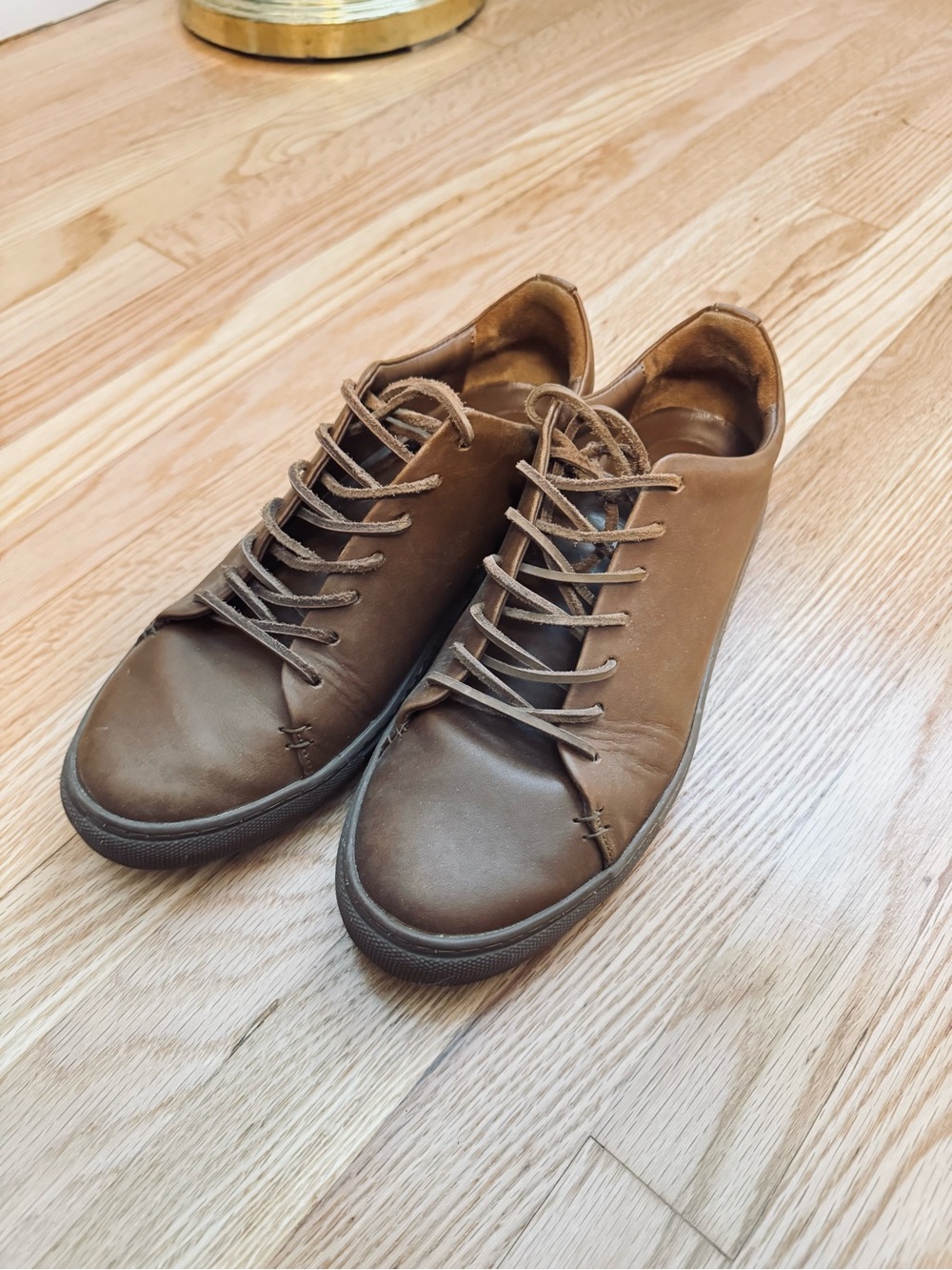 Thursday Boot Company Men's Brown Leather Casual Sneakers Shoes